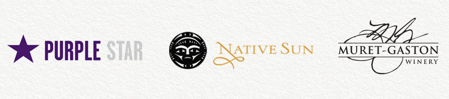 Purple Star, Native Sun and Muret-Gaston logos